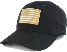 Armycrew US American Embroidered Tactical Coyote 2 Flag Adjustable Structured Operator Cap