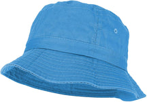 Armycrew Unlimited Youth Pigment Dyed Washed 100% Cotton Bucket Hat - Orange