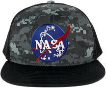 NASA Insignia Space Emblem Embroidered Iron on Patch Snapback Trucker Mesh Cap - BNB