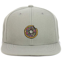 Armycrew Youth Kid Size Donut Patch Flat Bill Snapback Baseball Cap