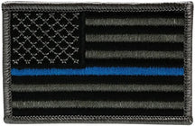 USA American Flag Embroidered Iron On Patch One Size