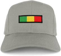 Rasta Green Yellow Red Embroidered Iron on Patch Adjustable Baseball Cap