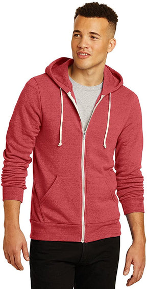 Men's Warm Lightweight Eco-Fleece Zip Up Hoodie
