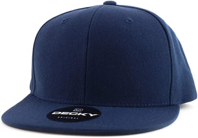 Armycrew Women's Size Solid Flatbill Snapback Structured Baseball Cap