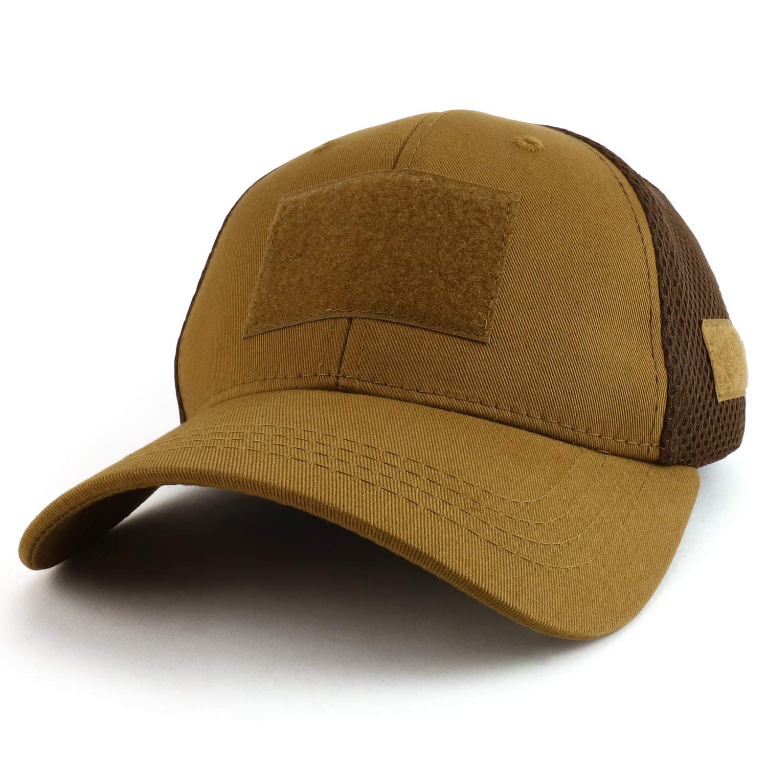 Armycrew Low Profile Air Mesh Tactical Cap with 6 Loop Patch Areas