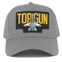 Top Gun Us Navy Jet Embroidered Iron On Patch Adjustable Mesh Trucker Cap