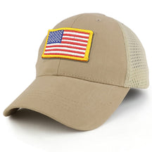 Armycrew USA Yellow Flag Tactical Patch Cotton Adjustable Trucker Cap