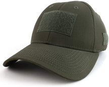 Armycrew Tactical Operator Ripstop Cotton Baseball Cap with Loop Patch