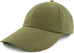 Armycrew Lightweight UV 50+ UPF Sunshield Long Bill Mesh Lined Cap