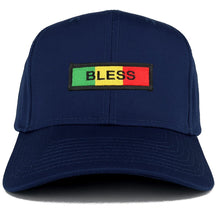 Bless Green Yellow Red Embroidered Iron on Patch Adjustable Baseball Cap
