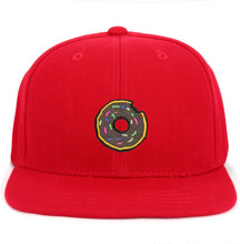 Armycrew Youth Kid Size Donut Patch Flat Bill Snapback Baseball Cap