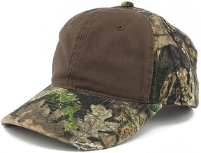 Camo Mossy Oak Realtree Low Profile Contrast Adjustable Cap