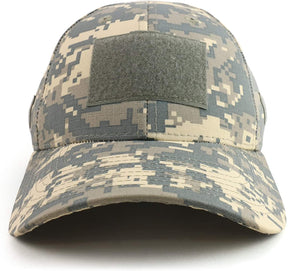Armycrew Tactical Operator Ripstop Cotton Baseball Cap with Loop Patch