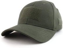 Firm Low Profile Tactical Operator Cap with Loop Patch - Navy