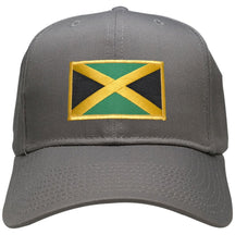 Jamaica Embroidered Flag Iron On Patch Gold Border Snapback Baseball Cap