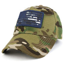 Armycrew USA Navy Flag Tactical Patch Cotton Adjustable Baseball Cap
