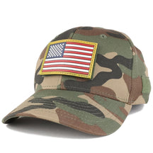USA Original American Flag 3-D Rubber Tactical Patch Adjustable Structured Operator Cap