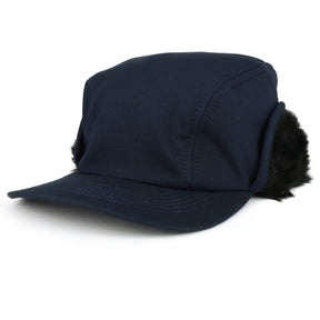 Armycrew Men's Duck Work Superior Cotton Winter Ball Cap with Earflap - Brown