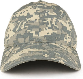Armycrew Soft Crown Low Profile Tear Resistant Ripstop Cotton Baseball Cap