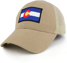 Armycrew Colorado State Embroidered Tactical Patch with Adjustable Mesh Operator Cap