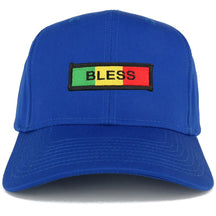 Bless Green Yellow Red Embroidered Iron on Patch Adjustable Baseball Cap