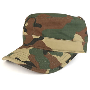 Ripstop Tear Resistant Military BDU Cotton Adjustable Cadet Style Army Cap