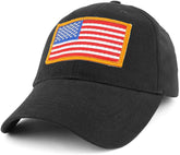 Armycrew USA Gold American Flag Embroidered Tactical Patch with Adjustable Operator Cap