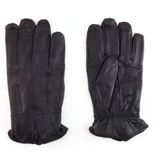 Armycrew Men's Thermal Lined Insulated Classic Zipper Leather Gloves