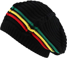 Armycrew Dreadlock Deep Shell 100% Cotton Jamaica RGY Rasta Slouch Beanie Hat