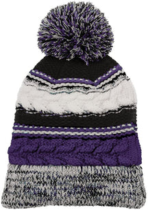 Armycrew Pom Pom 3 Team Color Acrylic Winter Beanie Hat