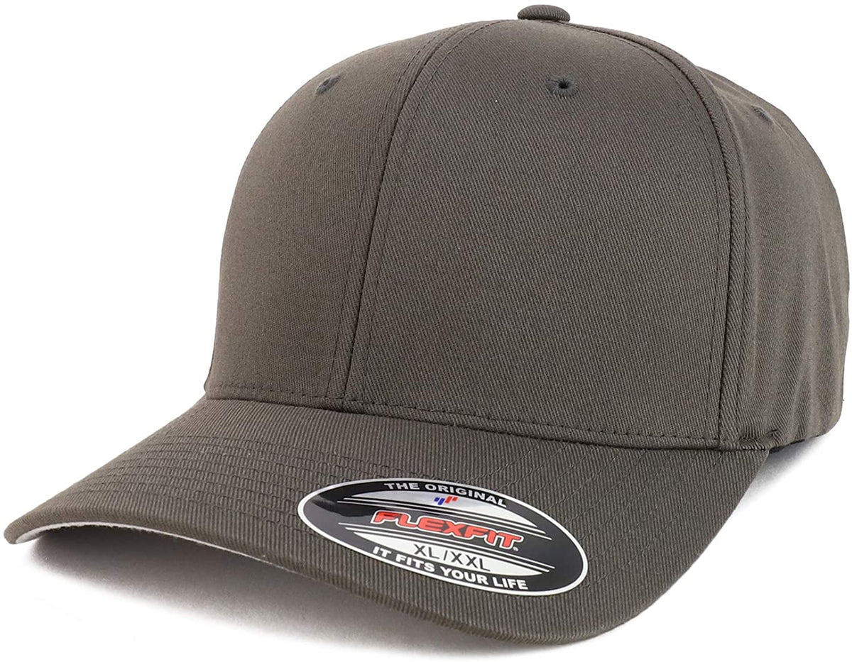 Armycrew 6 Panel Structured Stretch Fitted Baseball Cap from SM to 2XL