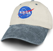 Armycrew NASA Insignia Embroidered Two Tone Pigment Dyed Cotton Cap