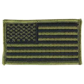 Patriotic American Flag Quality Hook and Loop Embroidered Tactical Patch Emblem