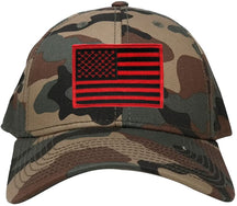ARMYCREW Low Profile US American Flag Patch Camo Cap - WDL