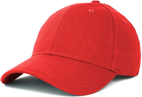 Made in USA Structured Firm Crown 100% Cotton Chino Twill Baseball Cap