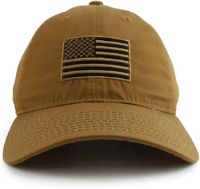 Rapid Dominance American Flag Embroidered Relaxed Cotton Adjustable Cap - ACU