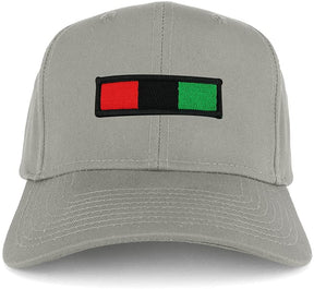 Africa Red Black Green Embroidered Iron on Patch Adjustable Baseball Cap