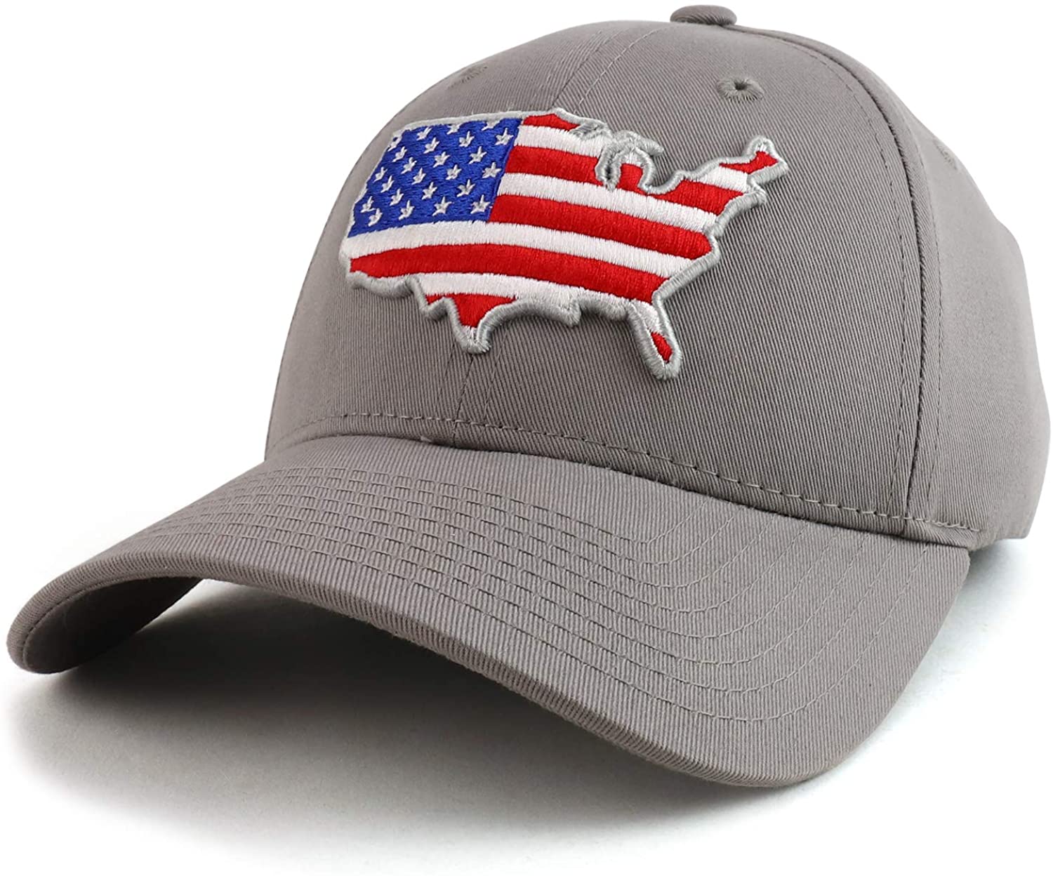 Rapid Dominance Low Profile 6 Panel American Flag Map Embroidered Baseball Cap