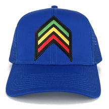 Rasta Sergeant RGY Arrow Embroidered Iron on Patch Adjustable Trucker Cap