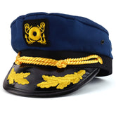 Armycrew Adult Size Cotton Yacht Sailor Captain Hat with Flagship Embroidered on The Bill