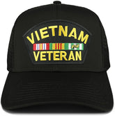 Armycrew XXL Oversize Vietnam Veteran Large Patch Mesh Back Trucker Cap