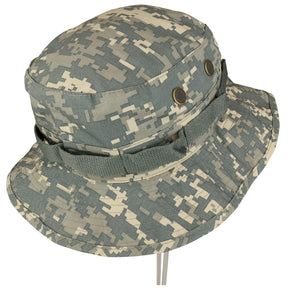 Armycrew Ripstop Tear Resistant Cotton Jungle Boonie Cap with Chin Strap