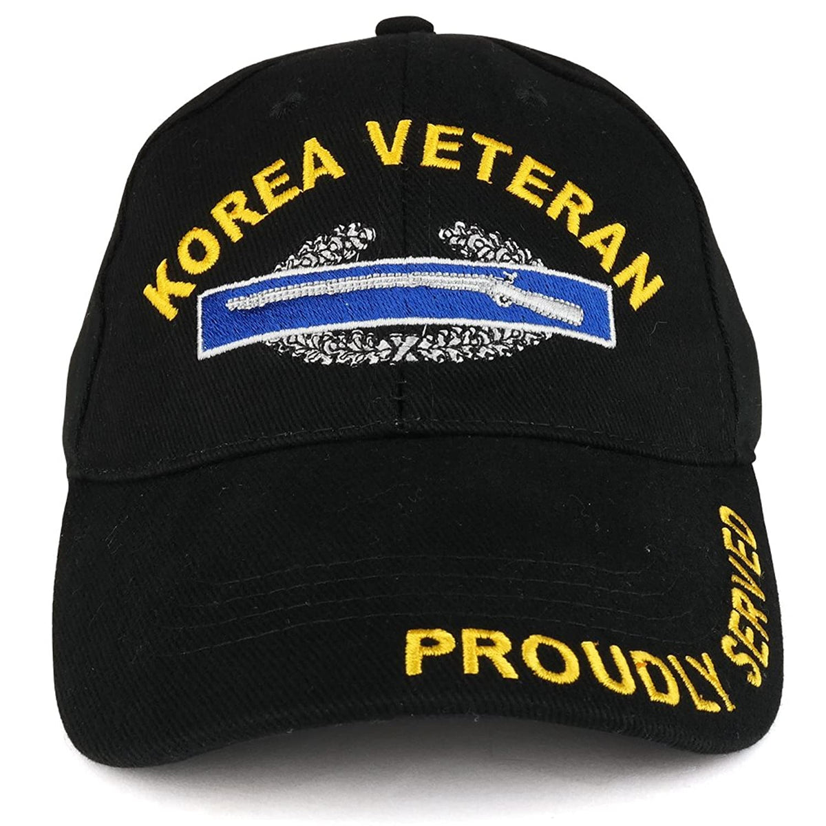 Armycrew Korea War Veteran CIB Embroidered Structured Military Baseball Cap