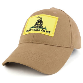 Dont Tread on Me, Gadsden Snake Embroidered Tactical Patch with Adjustable Operator Cap