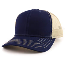 Armycrew Oversize XXL Low Profile Two Tone Mesh Back Trucker Baseball Cap
