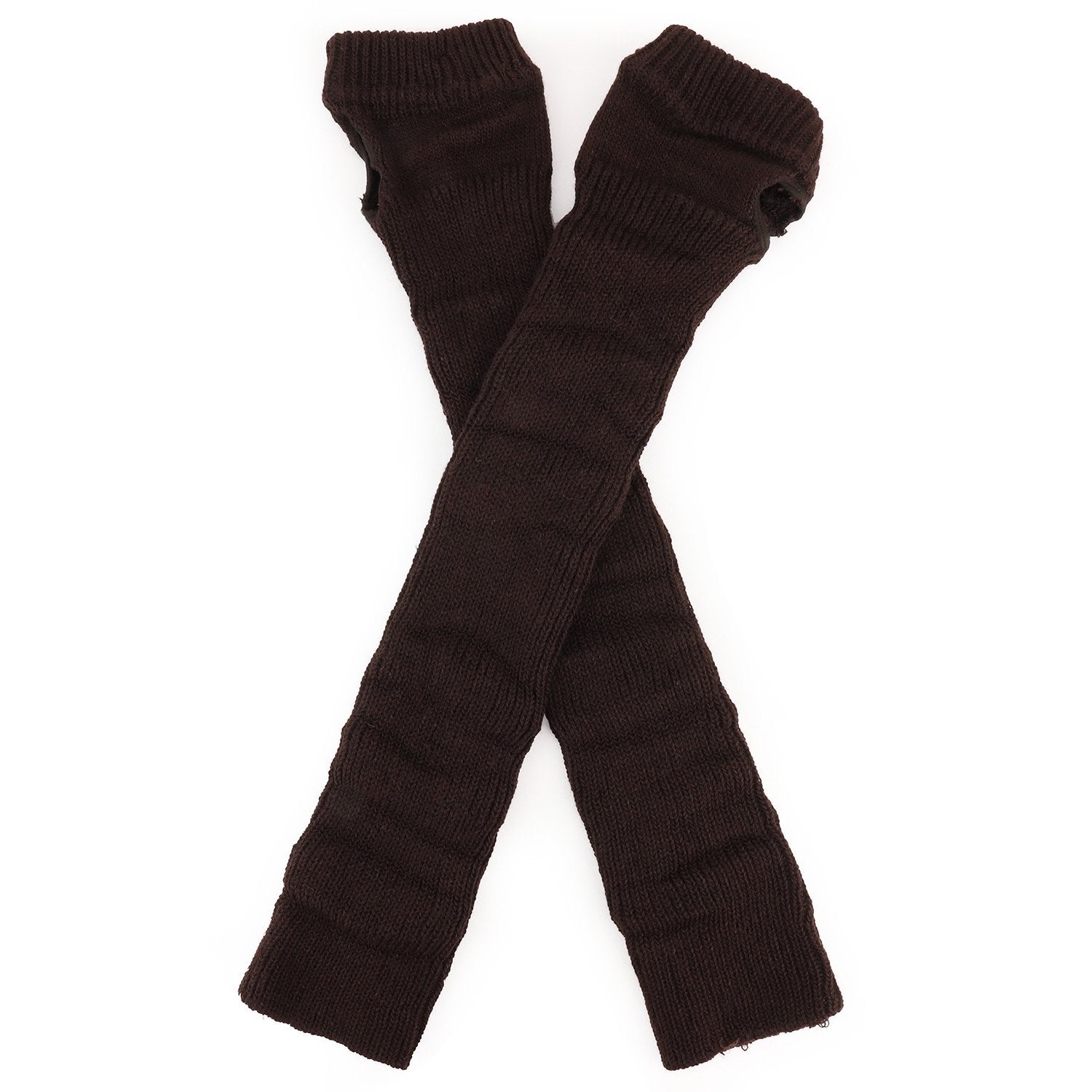 Armycrew Women's Knit Winter Fingerless Thumb Hole Long Arm Warmer