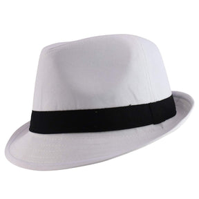 Lightweight Fashionable Poly Woven Classic Fedora Hat