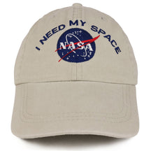 Armycrew Unlimited Youth NASA I Need My Space Embroidered Soft Washed Cotton Twill Cap