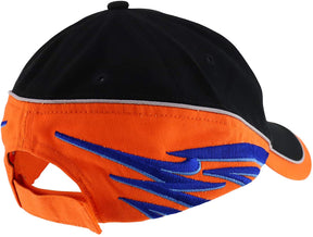 Armycrew Low Profile Structured Brushed Cotton 2 Side Flame Embroidered Cap