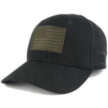 Armycrew Olive USA American Flag 3-D Rubber Tactical Patch Adjustable Structured Operator Cap